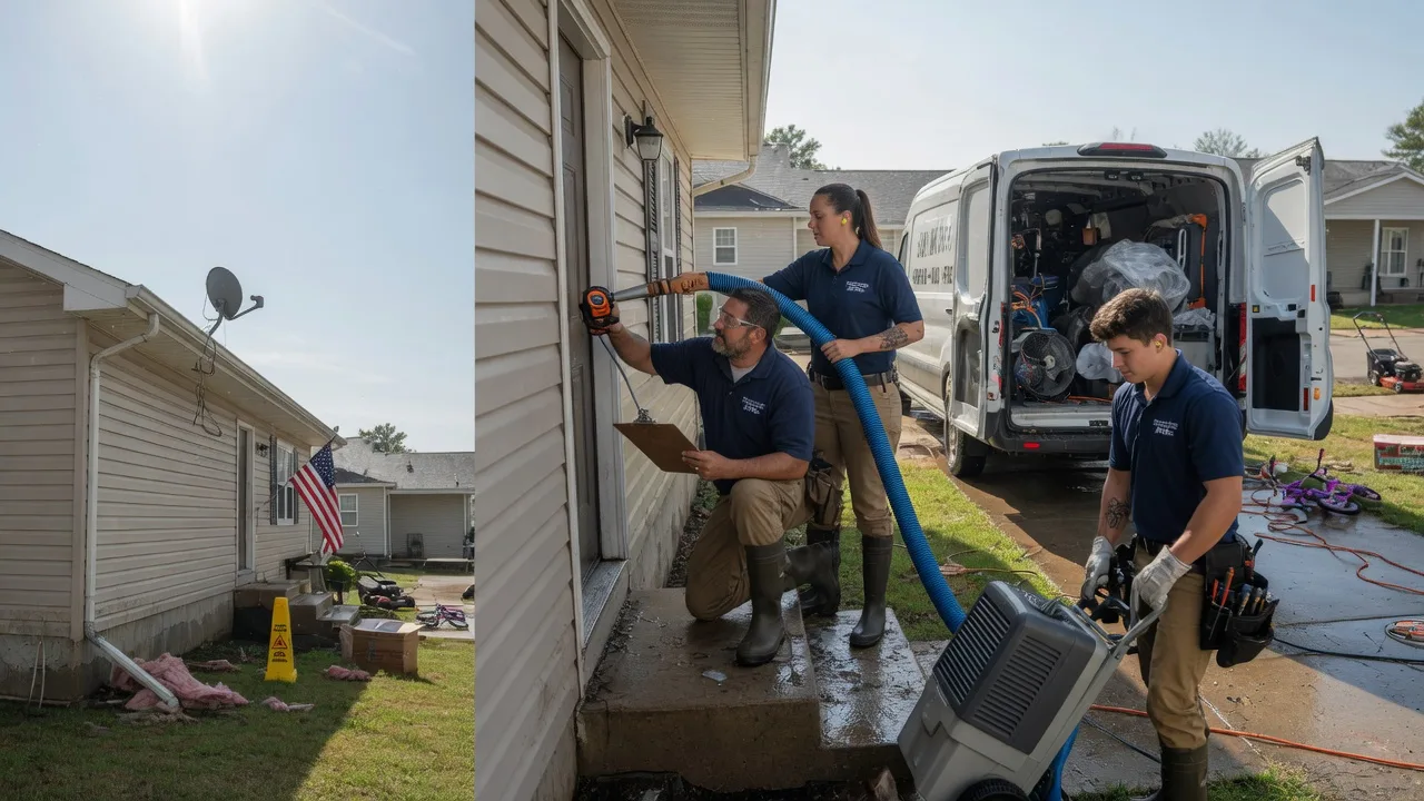 Ceiling Water Damage Restoration in Wolfe City, TX near me